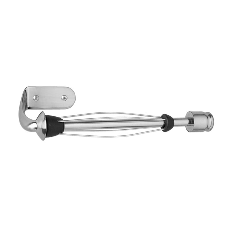 Kamenstein Perfect Tear Wall Mount Paper Towel Holder, Patented Design for One-Handed Use, Rounded Finial, 14-Inch, Brushed Silver Metal Finish - Image 2