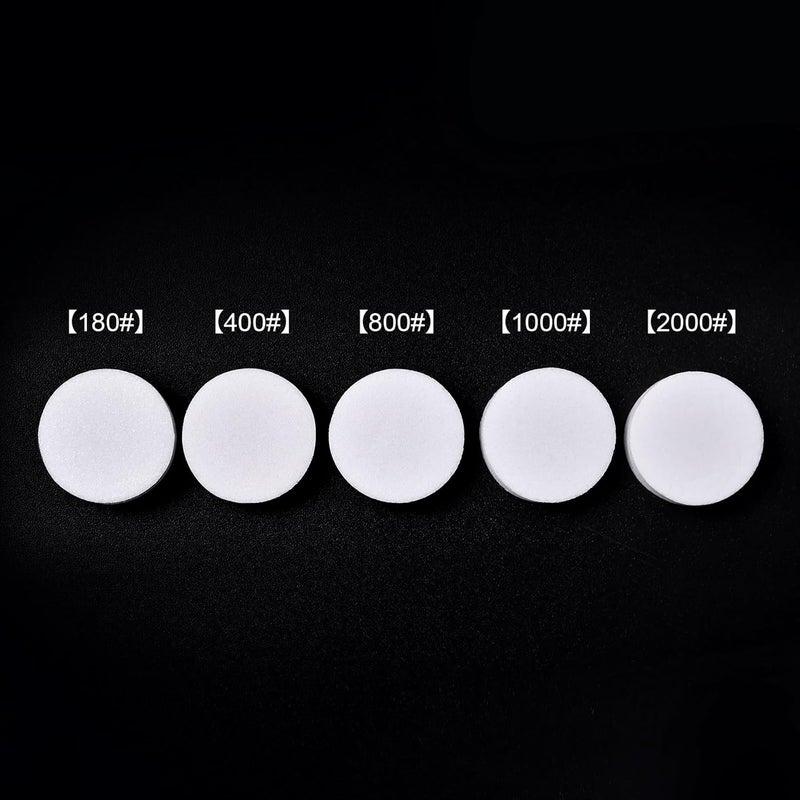KADS 100Pcs Nail Nail Buffing Self-Adhesive Replaceable Sandpaper Polishing Files Sanding Pads with Stainless Steel Disc Drill Bit - Image 3