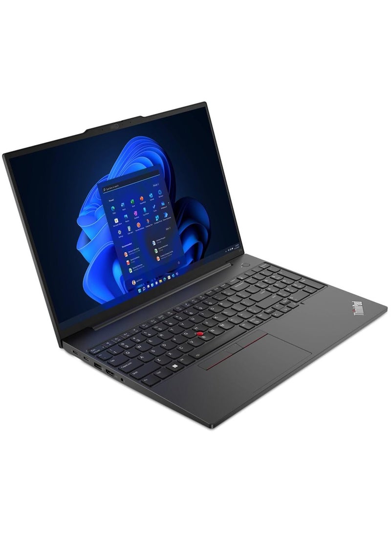 Lenovo ThinkPad E16 Gen 1 Laptop With 16-Inch Display, Core i7-1355U Processor/16GB RAM/512GB SSD/Intel Iris Xe Graphics/Windows 11 Pro English/Arabic black - Image 2