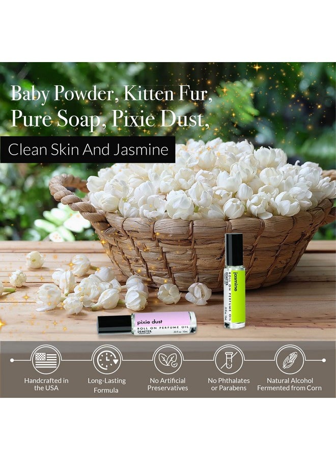 Fragrance Libraryclassic Six Piece Roll On Perfume Oil Setbaby Powder Kitten Fur Pure Soap Pixie Dust Clean Skin Jasmine - pzsku/ZC87056992AC06060A65FZ/45/_/1707976008/15cc784c-7da2-4e66-bb28-f642f4567661