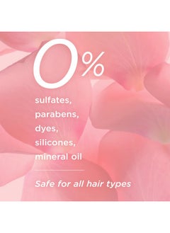 Pantene Pantene Sulfate Free Shampoo and Conditioner Set, Rose Water, Soothing and Moisturizing, Infused with Vitamin B5, for all Hair Types, Safe for Color Treated Hair, Pro-V Blend, 17.9 Fl Oz Each, 2 Pack  - Image 4