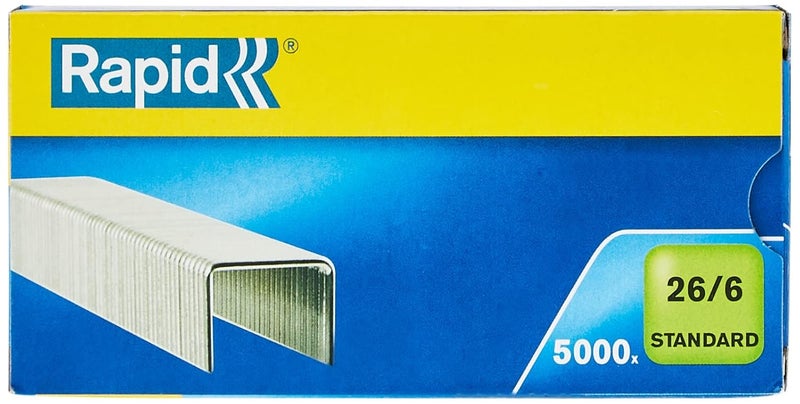 LEITZ Standard Rapid Flexible Wire Staples No. 26 "Long, 6 mm, Staple Up to 20 Sheets Galvanised Wire 15000 Agrafes Upgraded quality - Image 2