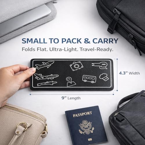 Mizi Airplane Phone & Tablet Holder – Adjustable Flexible Flap Stand for Desk, Bed, Treadmill, Home, and Airplane Travel Essentials – Compatible with iPhone, Smartphones, and Tablets – Black - Image 5