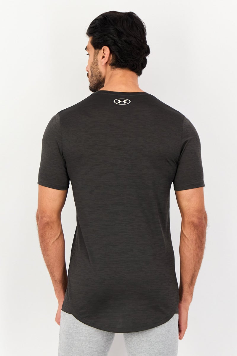 UNDER ARMOUR Men Loose Fit Short Sleeve Training T-Shirt, Grey - Image 4