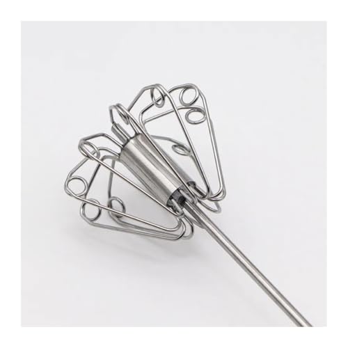 Digital Shoppy Stainless Steel Semi-Automatic Whisk 10 Inch - Image 2