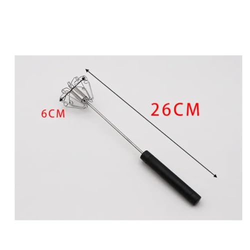Digital Shoppy Stainless Steel Semi-Automatic Whisk 10 Inch - Image 5