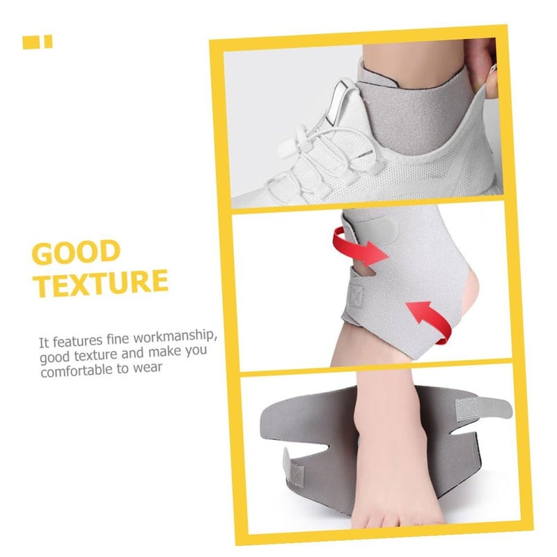 Mobestech Adjustable Compression Ankle Sleeve Gray Size S Sweat Absorption Sports Support - Image 4