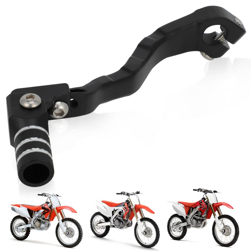 USTPO Motorcycle Gear Shifter Shift Folding Lever Tip CNC for CRF250R 20042009 CRF250X 20042015 CRF450R 2002 Black - Image 2