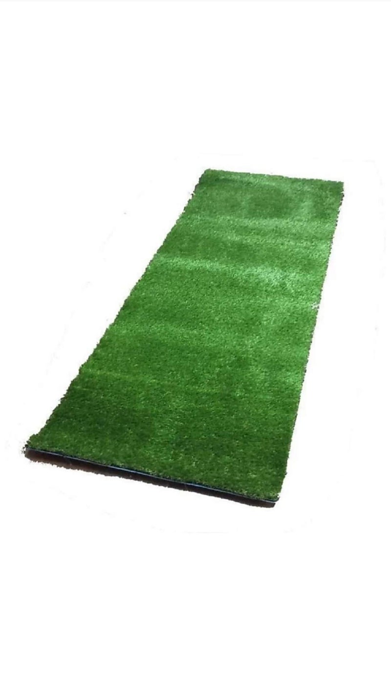 COMFYHOME Comfy Home Polypropylene Solid Carpet (2 x 5 feet) - Green, 1 Piece - Image 1