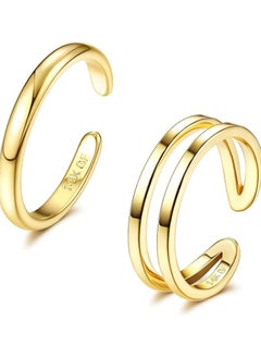 Gold Filled Toe Ring Women's Simple Open Toe Ring Adjustable Toe Ring