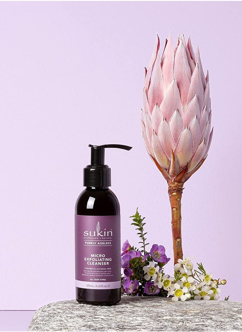 Sukin - Sukin Purely Ageless Micro Exfoliating Cleanser, 125 ml - Image 1