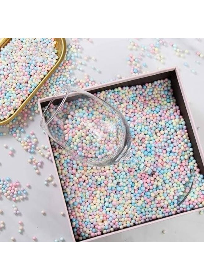 Generic Multicolor Foam Beads, Styrofoam Balls for Gift Box Filling, Arts & Crafts, Wedding Decorations and wrapping gifts P5  - Image 1