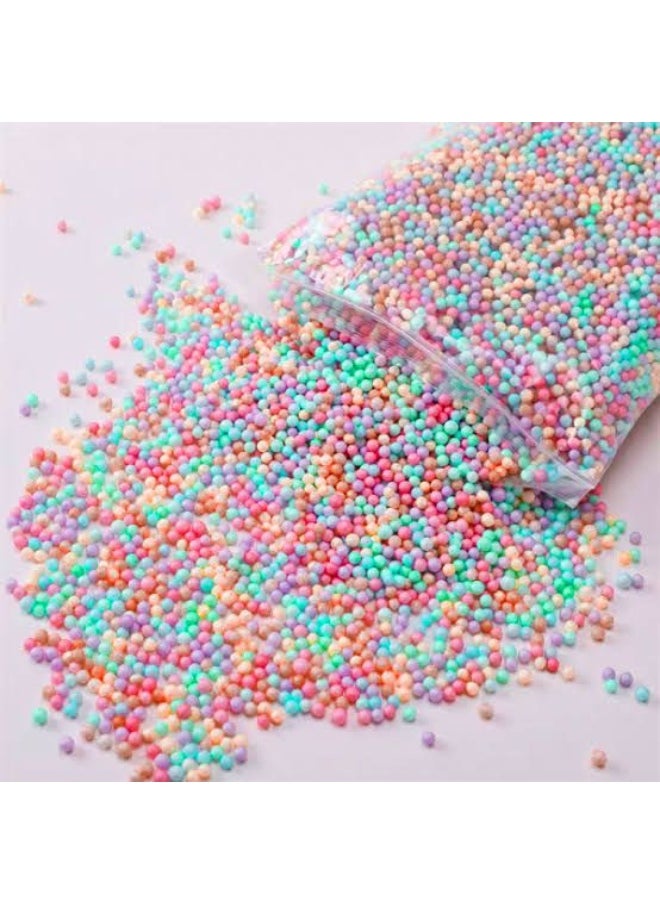 Generic Multicolor Foam Beads, Styrofoam Balls for Gift Box Filling, Arts & Crafts, Wedding Decorations and wrapping gifts P5  - Image 2
