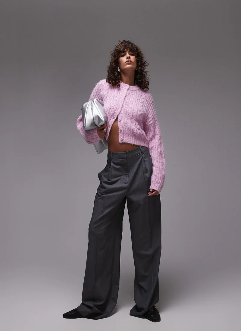 TOPSHOP Knitted Button Down Cardigan