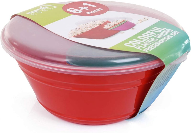 Mintra Office Mintra Home Snack Bowls Popcorn Bowl Set Red - Image 2