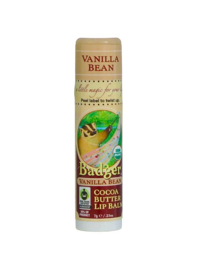 Badger Cocoa Butter Lip Balmvanilla Bean 2 Pack - Image 2