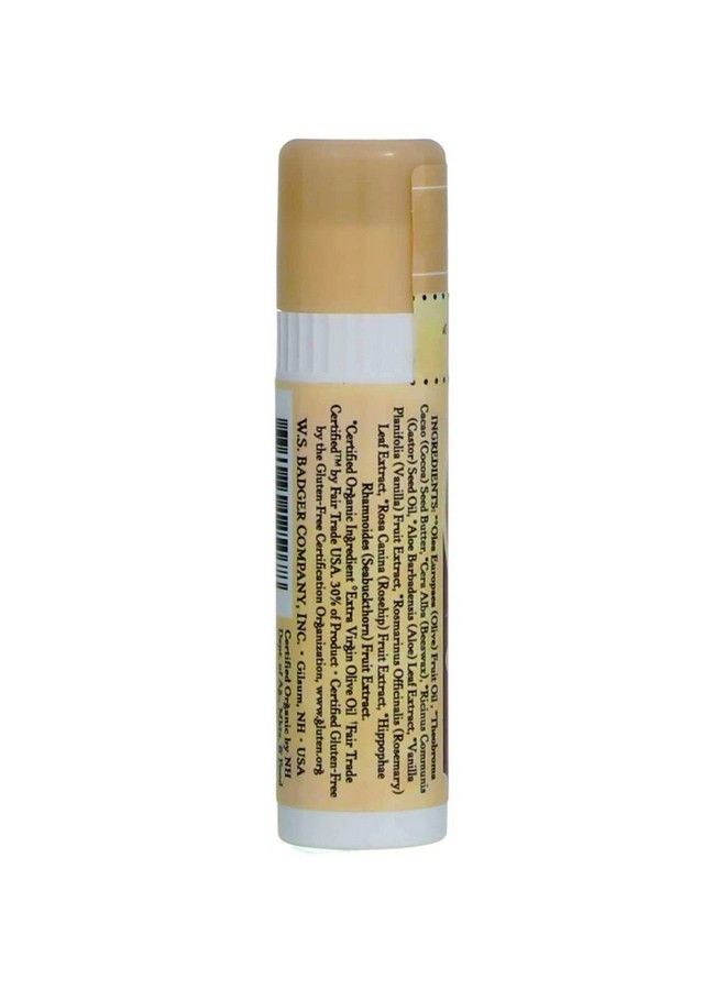 Badger Cocoa Butter Lip Balmvanilla Bean 2 Pack - Image 4