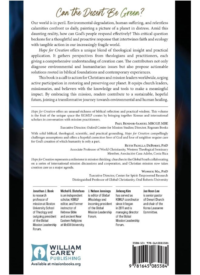 Hope for Creation: Missional Responses to Environmental and Human Calamities  - Image 2