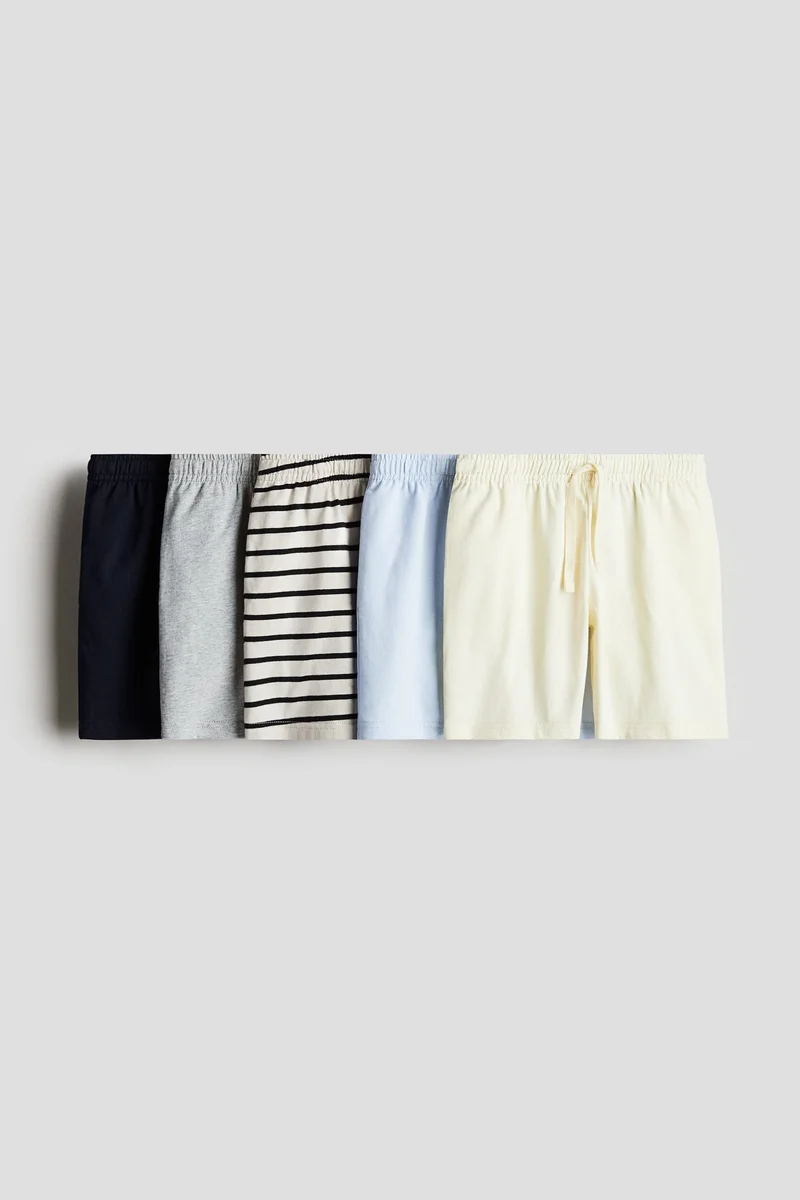 H&M 5-pack cotton jersey shorts