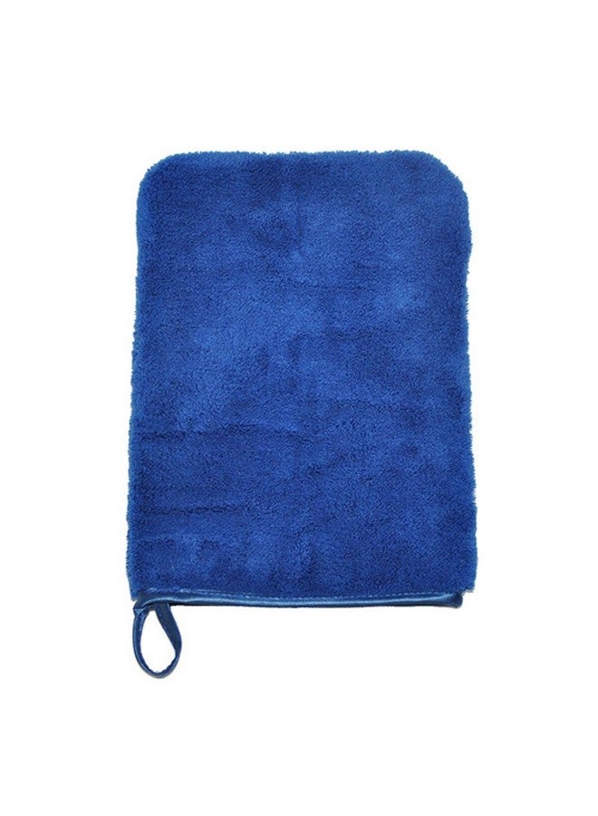 AUTOSMART Super Soft and Highly Water Absorbent Microfiber Wash Mitt Blue 25 x 18 cm MT028 - Image 1