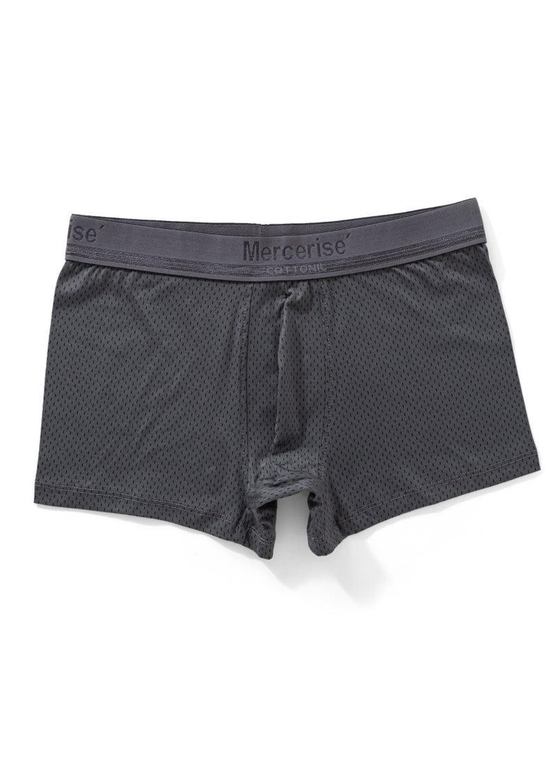 COTTONIL Pack Of 3 Design Mercerise Cotton Boxer For Men  - Image 3
