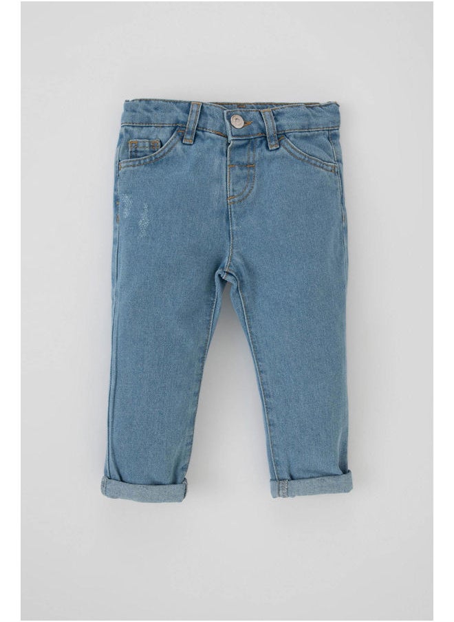 DeFacto - BabyBoy Regular Fit Denim Trousers - Image 1