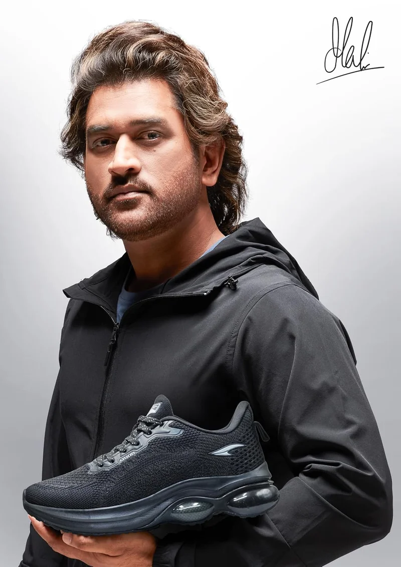 أسيان Black Running Shoes for Men and Boys