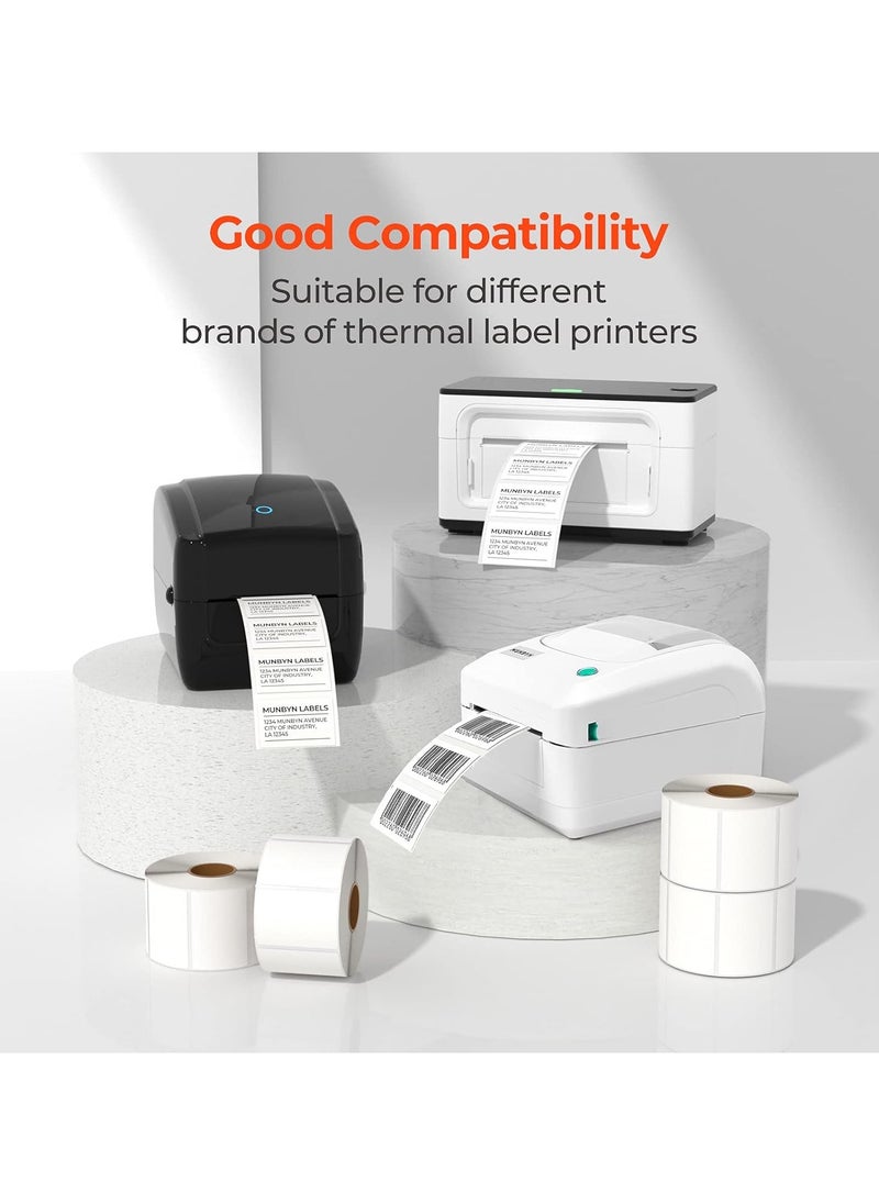 OHAHO 1.57" x 1.18" Thermal Labels 4000 Labels/5 Rolls (800 per Roll) Direct Thermal Shipping Labels Permanent Adhesive Compatible with Thermal Printers Commercial Grade Thermal Label Paper  - Image 3