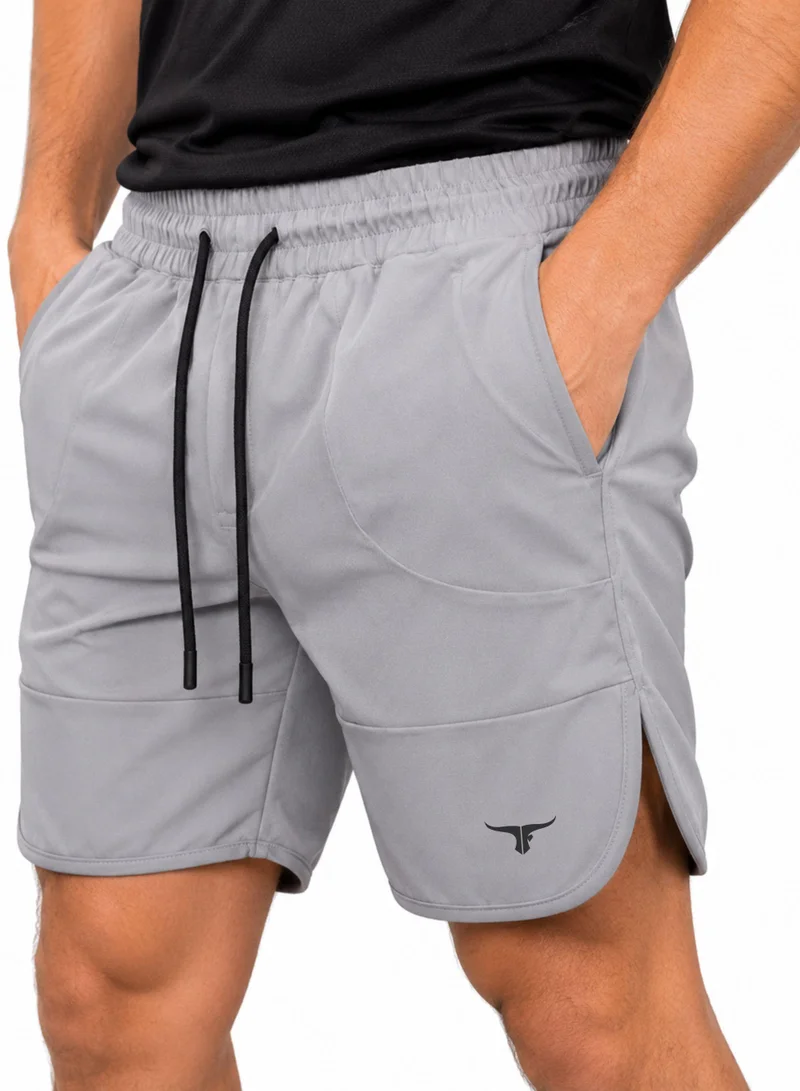 Thugfit Thugfit BlackHawk High-performance Men's Shorts (9" Inseam) - Gray