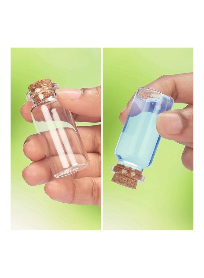 Clear Glass Bottles with 64 Cork Stoppers - 10ml Capacity - Image 3