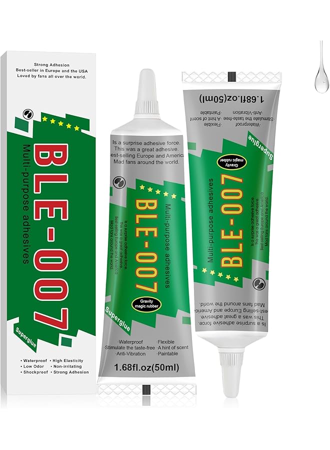 erorex 50Ml*2 Phone Glue Cell Phone Adhesive Screen Repair Adhesive Multi Function Phone Repair Glue Craft Adhesive Kit For Electronic Screen Cell Phone Screen Tablets Laptops Lcd Screen - Image 1