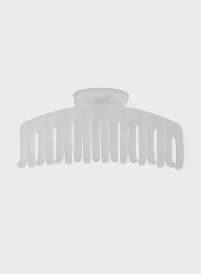 ELLA Frosted Transparent Hair Claw Clip