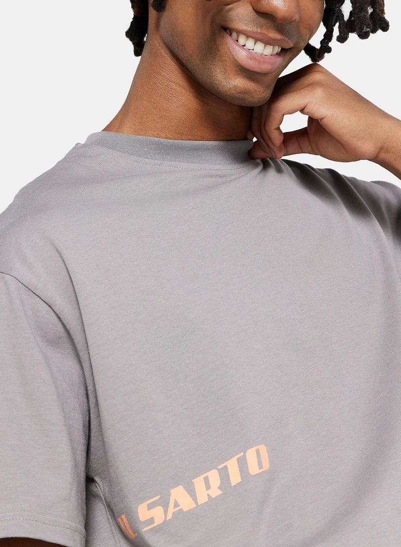 IL SARTO Wave Graphic Regular T-Shirt