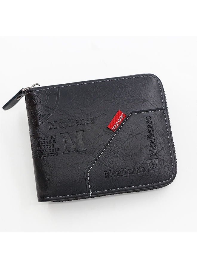 MenBense Men's Wallet Short Wallet Card Bag Certificate Bag 11.5*10*3cm - Image 1