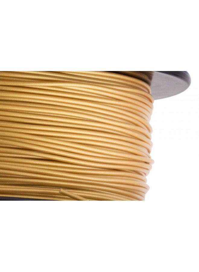 HATCHBOX HATCHBOX 1.75mm Gold PLA 3D Printer Filament, 1 KG Spool, Dimensional Accuracy +/- 0.03 mm, 3D Printing Filament  - Image 2
