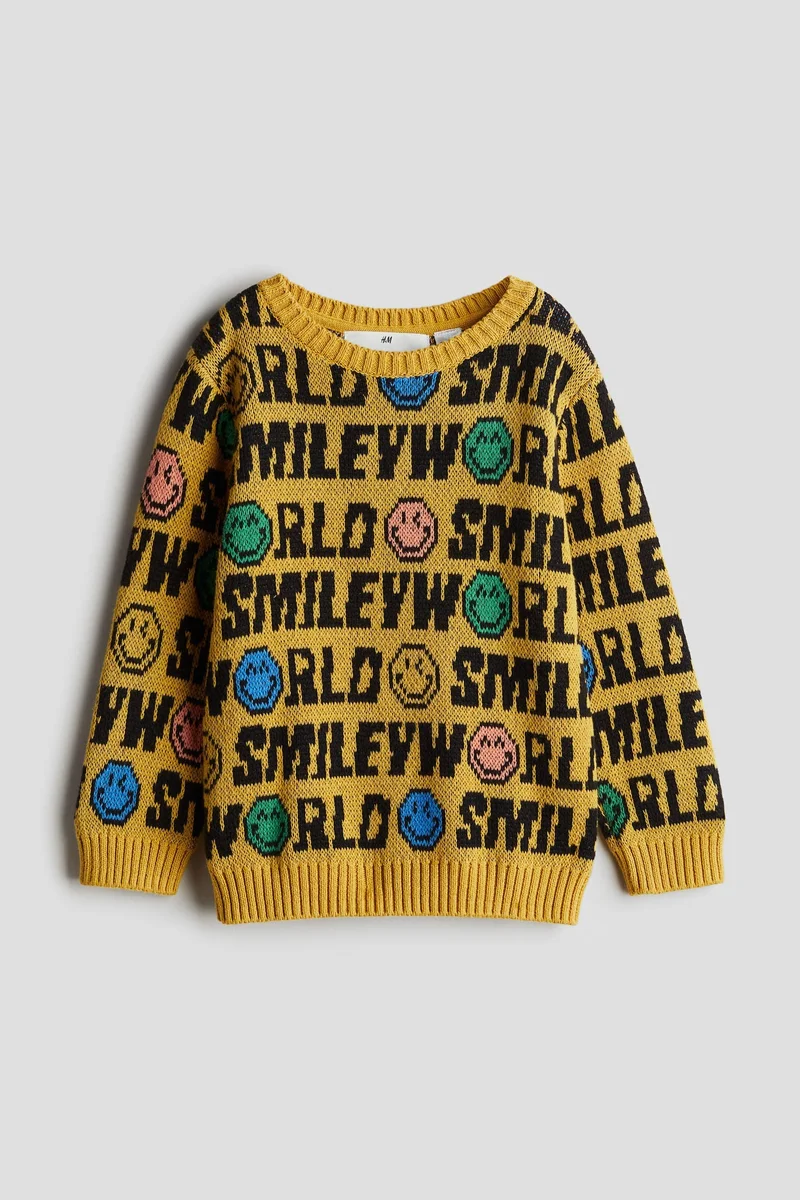 H&M Jacquard-Knit Cotton Jumper