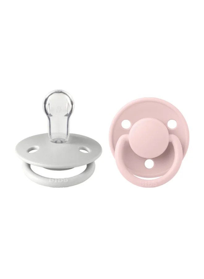 بيبس Set of 2 Pacifiersde Lux Collection, Bpa - Free Baby Pacifier, Blossom/Haze Colour Premium Soothers, One Size, Made In Denmark