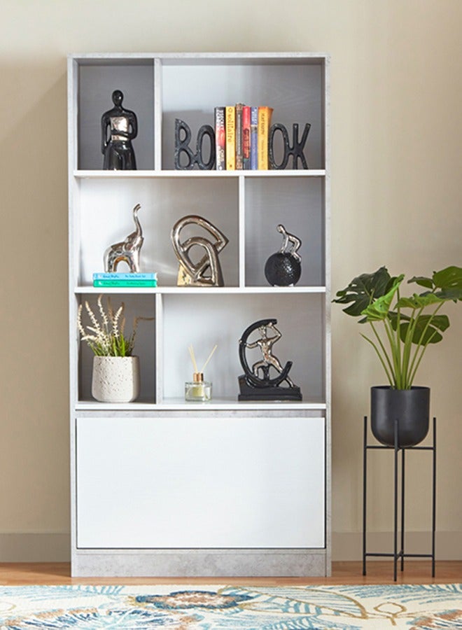 Home Box Alford Patara 3-Tier Bookcase With Drawer 80 x 160 x 35 cm - Image 2