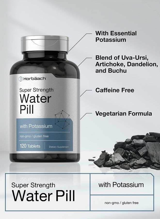Horbäach Super Strength Water Pill With Potassium 120 Tablets - Image 3
