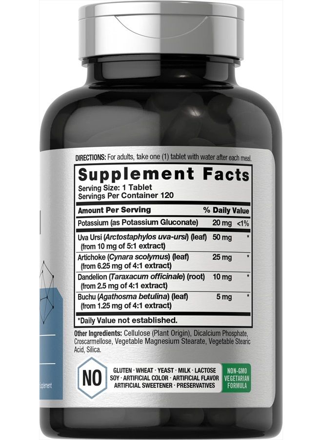 Horbäach Super Strength Water Pill With Potassium 120 Tablets - Image 2