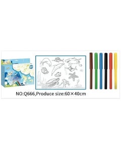 Y&D Children's Colorful Graffiti Painting Cloth Early Education Enlightenment Handmade Creative Cartoon Shaped Kindergarten Toys  - Image 2