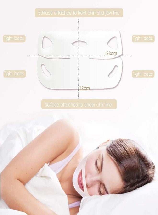 SHOPECOM Slimming Mask Facial Gel Pad Care V-shape Double Chin Reducer Line Contour Lifting Up Firming Moisturizing Great for Shaping, Tightening Skin, Women and Men - Image 5