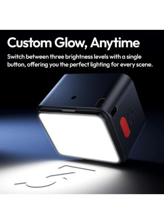 مصباح الهاتف المكعب الصغير ULANZI DG01، مصباح LED محمول للكاميرا، متوافق مع كاميرات الحركة DJI OSMO Pocket 3 و Pocket 4، وكاميرات Sony zv-e10 و Canon r550، يدعم خاصية الجذب المغناطيسي والشحن من النوع C لحامل ثلاثي القوائم ULANZI JJ02 - view 3