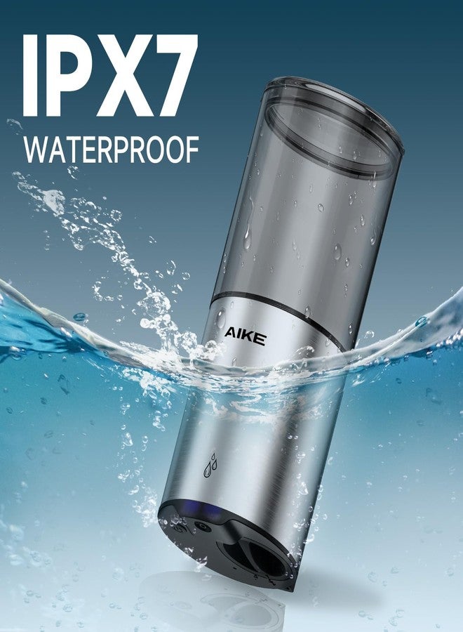 AIKE Automatic Soap Dispenser Wall Mounted for Kitchen and Bathroom, IPX7 Waterproof with Brushed Stainless Steel Finish 13.5fl.oz. for Liquid Soap - Image 5