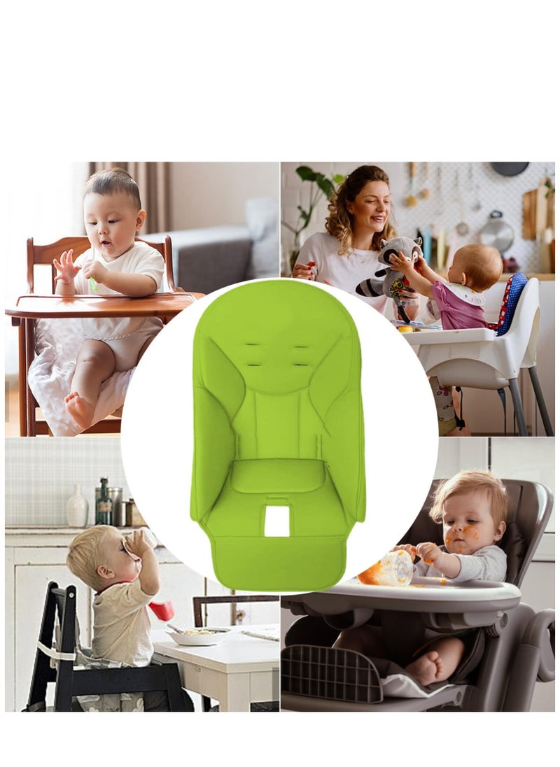 Excefore - High Chair Covers for Baby, High Chair Cushion, Universal Baby Dining Chair Cushion, Pu Leather Cover for Baby Dining Chair, Easy to Fit Wipe Clean Seat Pad for Chair to Keep Baby Comfortable - Image 1