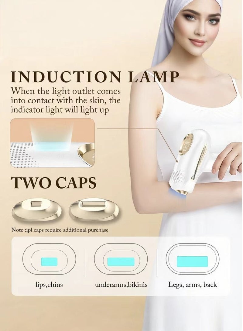 Generic 3-in-1 IPL Laser Hair Removal & Skin Rejuvenation Device – Painless Hair Remover for Face & Body, Photorejuvenation for Wrinkles, Acne, Dark Spots, Infrared Light Boosts Collagen, Cooling System  - Image 5