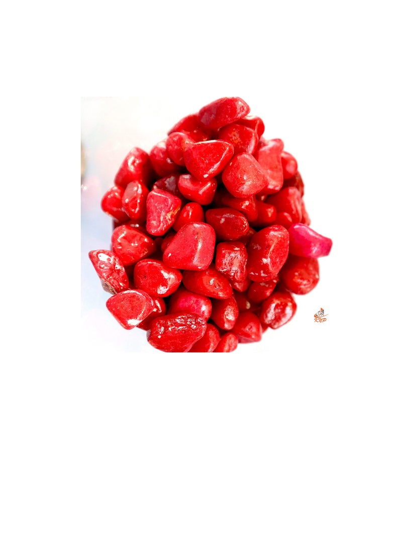 KNP Red Decorative Painted Pebbles Aquarium 10-15mm 10 kg - Image 2