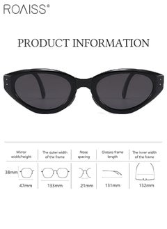 roaiss Kids Cat Eye Folding Polarized Sunglasses, UV400 Protection Cute Beach Holiday Sun Glasses,Outdoor Foldable Sun Shades with Small Portable Box for Boys Girls and Children Age 3-12  - Image 3