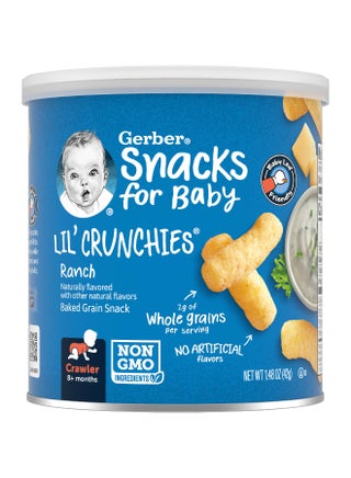 Gerber, Snacks for Baby, Lil' Crunchies, Baked Grain Snack, 8+ Months, Ranch, 1.48 oz (42 g) - pzsku/ZC872C608CE07BB6B5D06Z/45/_/1745336430/cc0a4dd0-6bf5-4918-8329-3b762f058333