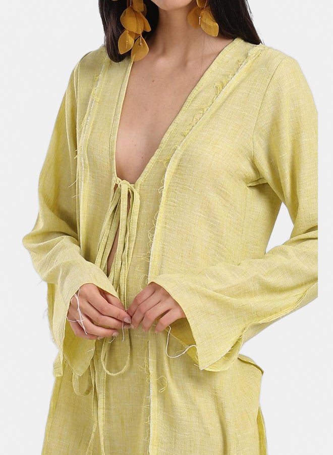 Carina Plunge V-Neck Beach Dress - Image 4